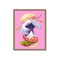 Picture of kanagawa burger _GroupedProduct_Rectangle_Portrait_Framed_Matted_