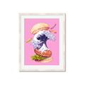 Picture of kanagawa burger _GroupedProduct_Rectangle_Portrait_Framed_Matted_