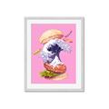 Picture of kanagawa burger _GroupedProduct_Rectangle_Portrait_Framed_Matted_