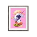 Picture of kanagawa burger _GroupedProduct_Rectangle_Portrait_Framed_Matted_