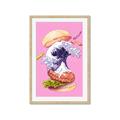 Picture of kanagawa burger _GroupedProduct_Rectangle_Portrait_Framed_Matted_