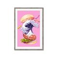 Picture of kanagawa burger _GroupedProduct_Rectangle_Portrait_Framed_Matted_