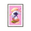 Picture of kanagawa burger _GroupedProduct_Rectangle_Portrait_Framed_Matted_
