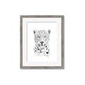 Picture of Lovely leopard _GroupedProduct_Rectangle_Portrait_Framed_Matted_