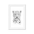 Picture of Lovely leopard _GroupedProduct_Rectangle_Portrait_Framed_Matted_