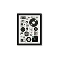 Picture of Retro Data _GroupedProduct_Rectangle_Portrait_Framed_Matted_