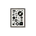 Picture of Retro Data _GroupedProduct_Rectangle_Portrait_Framed_Matted_