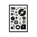 Picture of Retro Data _GroupedProduct_Rectangle_Portrait_Framed_Matted_
