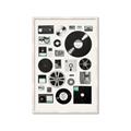 Picture of Retro Data _GroupedProduct_Rectangle_Portrait_Framed_Matted_