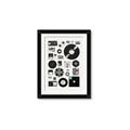 Picture of Retro Data _GroupedProduct_Rectangle_Portrait_Framed_Matted_