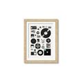Picture of Retro Data _GroupedProduct_Rectangle_Portrait_Framed_Matted_