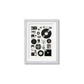 Picture of Retro Data _GroupedProduct_Rectangle_Portrait_Framed_Matted_