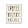 Picture of Vintage Style USB Keys _GroupedProduct_Rectangle_Portrait_Framed_Matted_