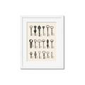 Picture of Vintage Style USB Keys _GroupedProduct_Rectangle_Portrait_Framed_Matted_