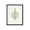 Picture of Guitar _GroupedProduct_Rectangle_Portrait_Framed_Matted_