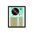 Picture of Vinyl Stack _GroupedProduct_Rectangle_Portrait_Framed_Matted_