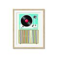 Picture of Vinyl Stack _GroupedProduct_Rectangle_Portrait_Framed_Matted_