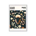 Picture of Flower Market Paris Poster _GroupedProduct_Rectangle_Portrait_Framed_Matted_