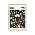 Picture of Flower Market Paris Poster _GroupedProduct_Rectangle_Portrait_Framed_Matted_