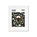 Picture of Flower Market Paris Poster _GroupedProduct_Rectangle_Portrait_Framed_Matted_