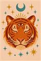 Picture of The third eye tiger _GroupedProduct_Rectangle_Portrait_Unframed_Print_Only_