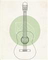 Picture of Guitar _GroupedProduct_Rectangle_Portrait_Unframed_Print_Only_