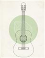 Picture of Guitar _GroupedProduct_Rectangle_Portrait_Unframed_Print_Only_