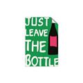 Picture of Just Leave the Bottle Typography Poster _GroupedProduct_Rectangle_Portrait_Unframed_Print_Only_