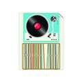 Picture of Vinyl Stack _GroupedProduct_Rectangle_Portrait_Unframed_Print_Only_
