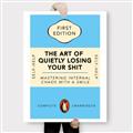 Picture of The Art of Shit Losing Typography Poster _GroupedProduct_Rectangle_Portrait_Canvas_