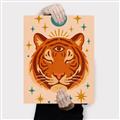 Picture of The third eye tiger _GroupedProduct_Rectangle_Portrait_Canvas_