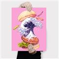 Picture of kanagawa burger _GroupedProduct_Rectangle_Portrait_Canvas_