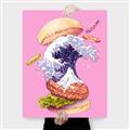 Picture of kanagawa burger _GroupedProduct_Rectangle_Portrait_Canvas_
