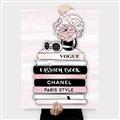 Picture of Stack of Fashion Books  _GroupedProduct_Rectangle_Portrait_Canvas_