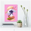 Picture of kanagawa burger _GroupedProduct_Rectangle_Portrait_Canvas_