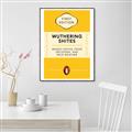Picture of Wuthering Shites Typography Poster _GroupedProduct_Rectangle_Portrait_Canvas_Framed_