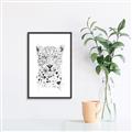 Picture of Lovely leopard _GroupedProduct_Rectangle_Portrait_Canvas_Framed_