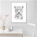 Picture of Lovely leopard _GroupedProduct_Rectangle_Portrait_Canvas_Framed_