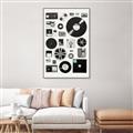 Picture of Retro Data _GroupedProduct_Rectangle_Portrait_Canvas_Framed_