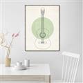 Picture of Guitar _GroupedProduct_Rectangle_Portrait_Canvas_Framed_