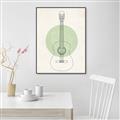 Picture of Guitar _GroupedProduct_Rectangle_Portrait_Canvas_Framed_