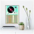 Picture of Vinyl Stack _GroupedProduct_Rectangle_Portrait_Canvas_Framed_