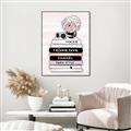 Picture of Stack of Fashion Books  _GroupedProduct_Rectangle_Portrait_Canvas_Framed_