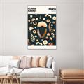 Picture of Flower Market Paris Poster _GroupedProduct_Rectangle_Portrait_Canvas_Framed_