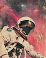 Picture of Astronaut in  Space _GroupedProduct_Rectangle_Portrait_Unframed_Print_Only_