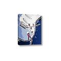Picture of Retro Blue guitar Poster _GroupedProduct_Rectangle_Portrait_Canvas_