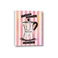 Picture of Mocca Coffee on Stripes - Hug in a Cup _GroupedProduct_Rectangle_Portrait_Canvas_