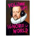 Picture of Volume Up Typography Poster _GroupedProduct_Rectangle_Portrait_Canvas_