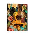 Picture of Music Guitar Collage  _GroupedProduct_Rectangle_Portrait_Canvas_