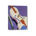 Picture of Retro Style Violin _GroupedProduct_Rectangle_Portrait_Canvas_